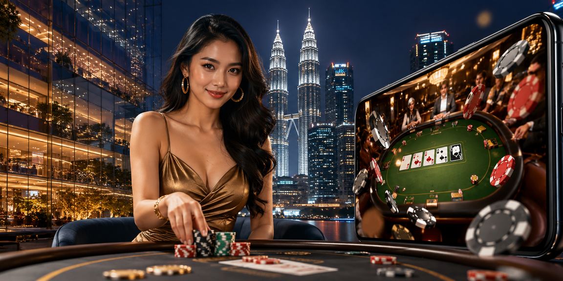 Permainan poker meja popular di Kuala Lumpur pada platform 502 Malaysia