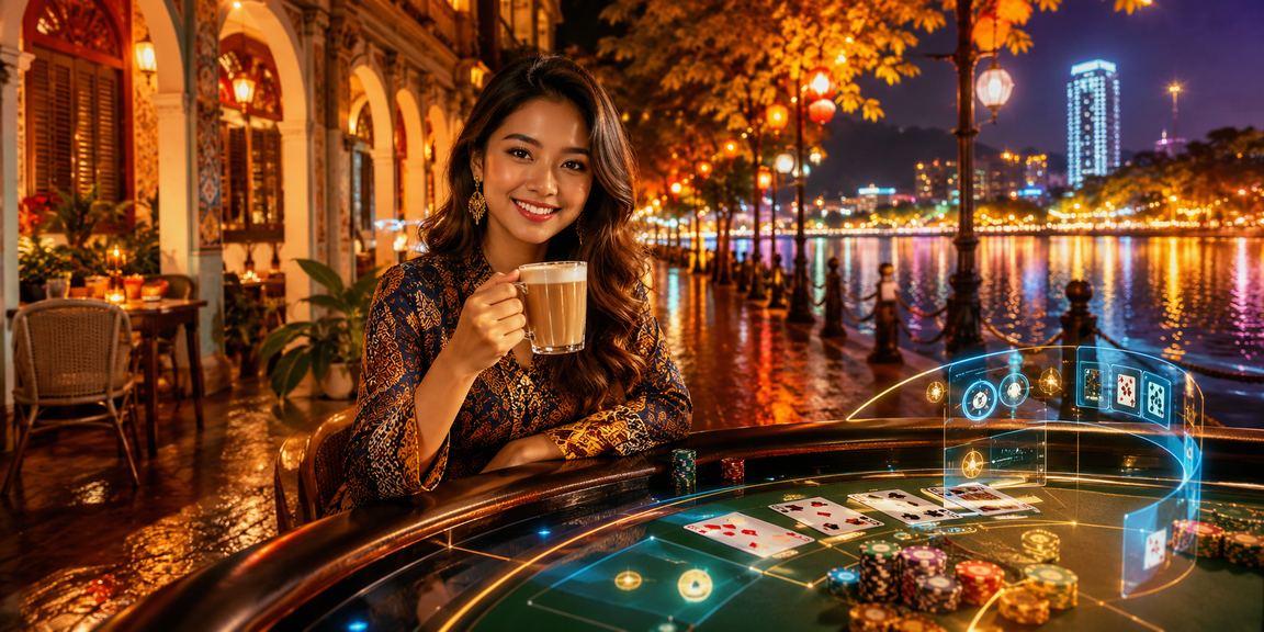 Permainan baccarat kasino langsung dengan tema batik Malaysia di platform 502